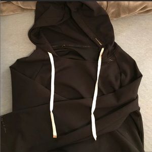 Whitney Simmons cropped hoodie